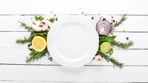 kolacja na stole z bliska